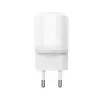 МЕРЕЖЕВИЙ ЗАРЯДНИЙ ПРИСТРІЙ XO L144 (EU) PD20W 1USB-A+1TYPE-C FAST CHARGER, БІЛИЙ