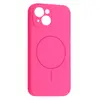 ЧОХОЛ SILICONE CASE FULL CAMERA FINE RING MAGSAFE ДЛЯ IPHONE 14 FIREFLY