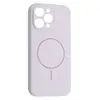 ЧОХОЛ SILICONE CASE FULL CAMERA FINE RING MAGSAFE ДЛЯ IPHONE 15 PRO PURPULE LILAC