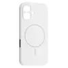 MR4_61906 Чохол silicone case full camera fine ring magsafe для iphone 16, білий 