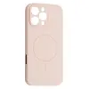 MR4_61909 Чохол silicone case full camera fine ring magsafe для iphone 16 pro рожевий 