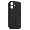 ЧОХОЛ SILICONE CASE FULL CAMERA FINE RING MAGSAFE ДЛЯ IPHONE 16 MIDNIGHT СИНІЙ