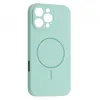 MR4_61915 Чохол silicone case full camera fine ring magsafe для iphone 16 pro light cyan 