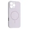 ЧОХОЛ SILICONE CASE FULL CAMERA FINE RING MAGSAFE ДЛЯ IPHONE 16 PRO PURPULE LILAC