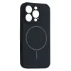 MR4_61931 Чохол silicone case full camera fine ring magsafe для iphone 16 pro max midnight синій 