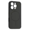 ЧОХОЛ SILICONE CASE FULL CAMERA FINE RING MAGSAFE ДЛЯ IPHONE 16 PRO MAX CHARCOAL, СІРИЙ, ЧОРНИЙ