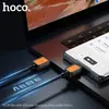 КАБЕЛЬ HOCO X108 BENEFIT SILICONE CHARGING DATA CABLE MICRO 2,4A, 1M, ЧОРНИЙ