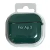 MR4_99806 Чохол для airpods 3 silicone case, microfiber dark зелений 