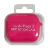 MR4_99813 Чохол для airpods 3 silicone case, microfiber hot рожевий 