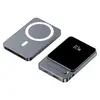 MR4_100186 Зовнішній акумулятор power bank a77 magsafe 22,5w 5000mah, сірий 