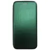 ЧОХОЛ-КНИЖКА LEVEL ДЛЯ REDMI 13C, POCO C65 MIDNIGHT ЗЕЛЕНИЙ