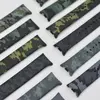 РЕМІНЕЦЬ ДЛЯ XIAOMI MI BAND 8, 9, 10 CAMOUFLAGE PIXEL, ЧОРНИЙ-СІРИЙ