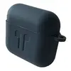 MR4_101321 Чохол для airpods 3 силіконовий 2mm logo 2in1 (+ карабин) (тех. пак) midnight синій 