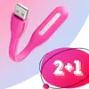 ЛАМПА LED USB FLEXIBLE РОЖЕВИЙ