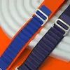 РЕМІНЕЦЬ ДЛЯ APPLE WATCH ALPINE LOOP 42, 44, 45, 49 ПОМАРАНЧЕВИЙ-BLUE
