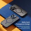 ЧОХОЛ ROCK GUARD TOUCH WITH MAGNETIC (ANTI-DROP LENS PROTECTION) ДЛЯ IPHONE 15 MATTE, БІЛИЙ