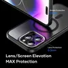 ЧОХОЛ ROCK METAL-LENS SHIELD WITH MAGNETIC ДЛЯ IPHONE 15 TITANIUM СИНІЙ
