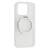 MR4_106601 Чохол rock crystal rotating with magnetic (foldable bracket) для iphone 16 pro transparent 