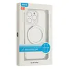 ЧОХОЛ ROCK CRYSTAL ROTATING WITH MAGNETIC (FOLDABLE BRACKET) ДЛЯ IPHONE 16 PRO TRANSPARENT