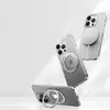 ЧОХОЛ ROCK CRYSTAL ROTATING WITH MAGNETIC (FOLDABLE BRACKET) ДЛЯ IPHONE 16 PRO TRANSPARENT