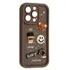 MR4_106666 Чохол happy donut case для iphone 16 pro brown 