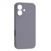 ЧОХОЛ SILICONE CASE FULL CAMERA COPY ДЛЯ IPHONE 16 (46) LAVANDER, СІРИЙ (ДЕФ. ПАК)