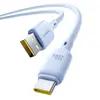 КАБЕЛЬ BASEUS SILKY SERIES USB-A TO TYPE-C 100W 1M СИНІЙ P10377703313-00