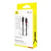 КАБЕЛЬ PD BASEUS DURA SERIES TYPE-C TO TYPE-C 100W 1M, ЧОРНИЙ-ЧЕРВОНИЙ P10377803U01-01