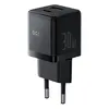 МЕРЕЖЕВИЙ ЗАРЯДНИЙ ПРИСТРІЙ BASEUS PALM TYPE-C+USB 30W, ЧОРНИЙ P1011160A113-00