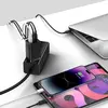 МЕРЕЖЕВИЙ ЗАРЯДНИЙ ПРИСТРІЙ BASEUS GAN5 PRO FAST CHARGER 2C+U 65W EU CABLE TYPE-C TO TYPE-C 1M, ЧОРНИЙ CCGP120201
