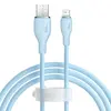КАБЕЛЬ BASEUS PUDDING SERIES FAST CHARGING CABLE USB-A TO LIGHTNING 2.4A 1.2M СИНІЙ P10355700311-00