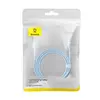 КАБЕЛЬ BASEUS PUDDING SERIES FAST CHARGING CABLE USB-A TO LIGHTNING 2.4A 1.2M СИНІЙ P10355700311-00