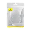 КАБЕЛЬ PD BASEUS PUDDING SERIES FAST CHARGING CABLE TYPE-C TO LIGHTNING 20W 2M, БІЛИЙ P10355701221-01