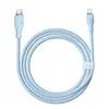КАБЕЛЬ PD BASEUS PUDDING SERIES FAST CHARGING CABLE TYPE-C TO LIGHTNING 20W 1.2M СИНІЙ P10355701311-00