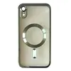 ЧОХОЛ SHINING CAMERA MAGSAFE ДЛЯ IPHONE XR DARK ЗЕЛЕНИЙ