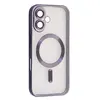 ЧОХОЛ SHINING CAMERA MAGSAFE ДЛЯ IPHONE 16 PLUS DEEP ПУРПУРОВИЙ