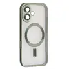 ЧОХОЛ SHINING CAMERA MAGSAFE ДЛЯ IPHONE 16 PLUS DARK ЗЕЛЕНИЙ