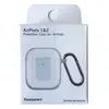 MR4_132840 Чохол для airpods 1, 2 silicon slim (+ карабин) new box transparent 