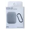 MR4_132843 Чохол для airpods 1, 2 silicon slim (+ карабин) new box, білий 