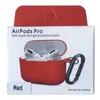 MR4_132857 Чохол для airpods pro silicone slim (+ карабин) new box червоний 