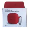 MR4_132881 Чохол для airpods 3 silicone slim (+ карабин) new box червоний 