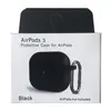 MR4_133046 Чохол для airpods 3 silicone slim (+ карабин) new box, чорний 