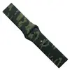 РЕМІНЕЦЬ SILICONE 22MM, CAMOUFLAGE, ЧОРНИЙ-GREEN 2