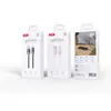 КАБЕЛЬ XO NB282 BRUSHED SILICONE 6A FAST CHARGING APPLE DATA CABLE 1M, БІЛИЙ