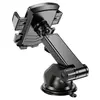 АВТОТРИМАЧ HOCO CA83 DAVID ONE-BUTTON CENTER CONSOLE CAR HOLDER, ЧОРНИЙ