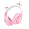 MR4_132470 Навушники накладні hoco w42 cat ears over-ear bt headphones bt5.3 cherry blossom 