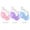 НАВУШНИКИ НАКЛАДНІ HOCO W42 CAT EARS OVER-EAR BT HEADPHONES BT5.3 CHERRY BLOSSOM