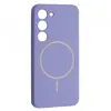 ЧОХОЛ SILICONE CASE LUXURY MAGSAFE ДЛЯ SAMSUNG S23 ELEGANT ПУРПУРОВИЙ