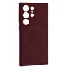 ЧОХОЛ SILICONE CASE LUXURY MAGSAFE ДЛЯ SAMSUNG S23 ULTRA PLUM