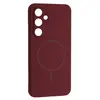 ЧОХОЛ SILICONE CASE LUXURY MAGSAFE ДЛЯ SAMSUNG S24 FE PLUM